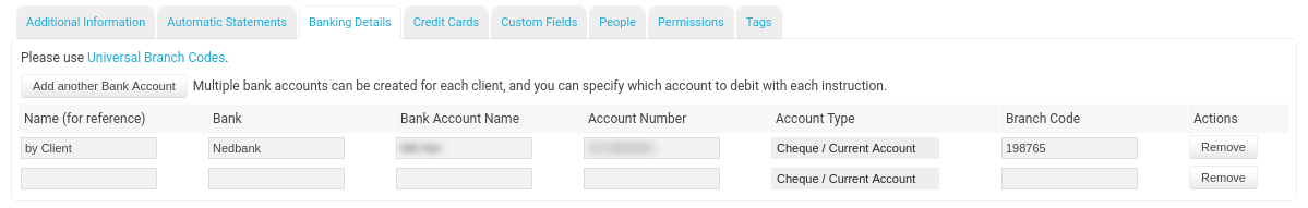 Bank Account Verification